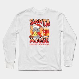 Santa Mouse Long Sleeve T-Shirt